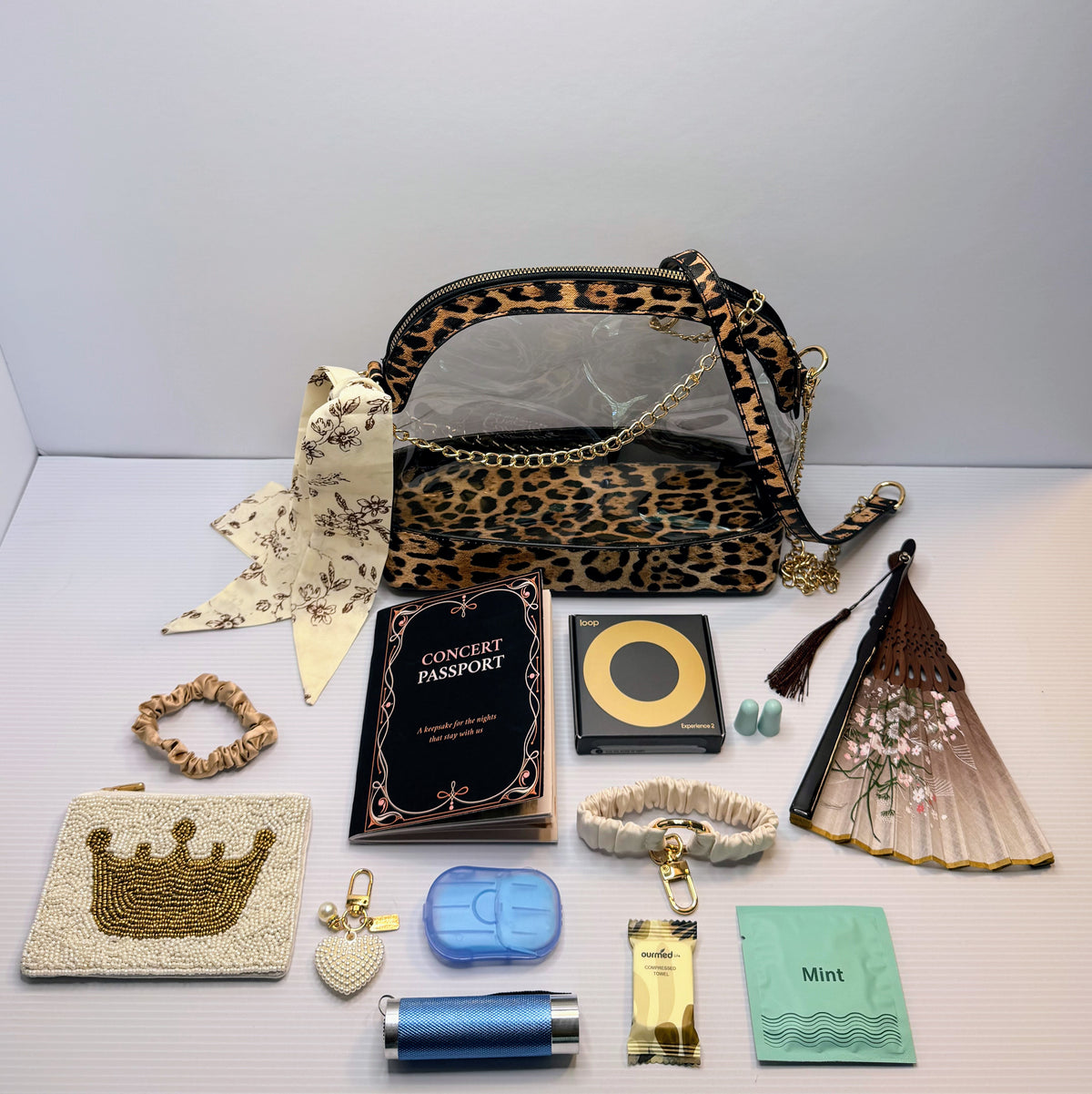 Golden Leopard Backstage Edition Concert Bundle with Loop Experience Earplugs