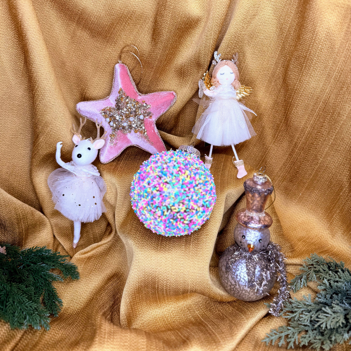 Snowman Wishes Ornament Set