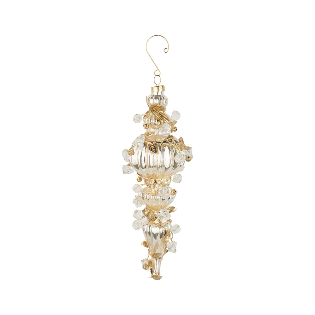 Pink Champagne Nights Ornament Set