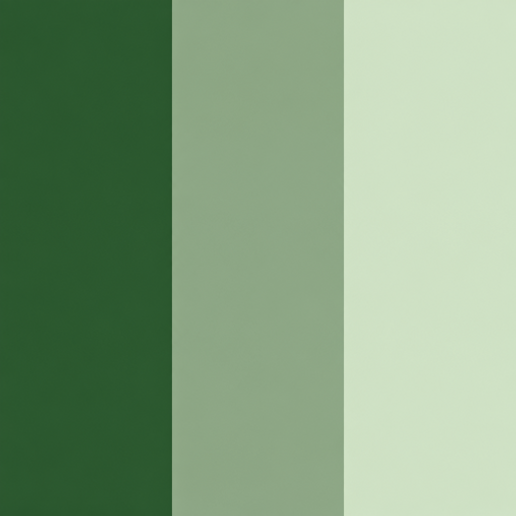 Greens & Botanicals color preference palette
